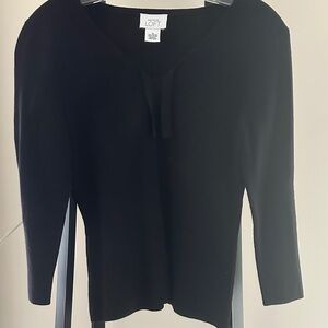 LOFT Women's Elegant Black Blouse